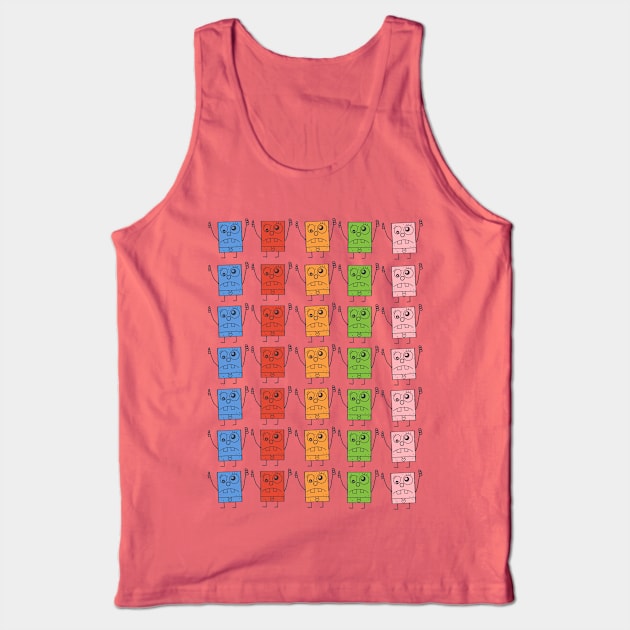 Doodle Bob in Color Tank Top by Felix’s World